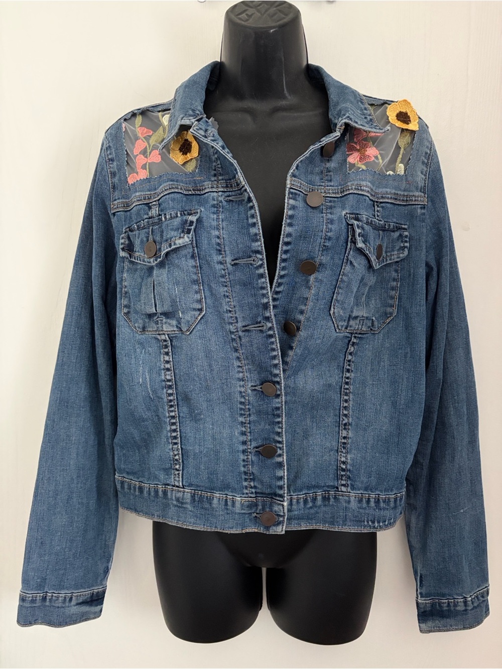 Kut from the Kloth Upcycled Jean Jacket